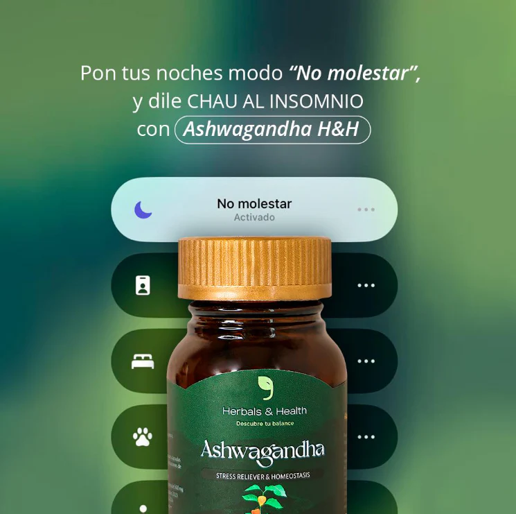ASHWAGANDHA™ - Reduce el Estrés - Mejora el Sueño - Reduce el Cortisol
